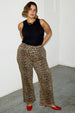 Leopard Lucia Scallop Detail Jeans