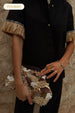 Black Raffia Shirt