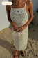 Cream Mirror Taliah Midi Dress