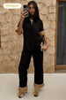Black Raffia Marra Trousers