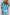 Thumbnail for Model wearing Blue Stripe Kiki Top