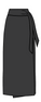 Gunmetal Vegan Leather Jaspre Skirt