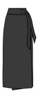 Gunmetal Vegan Leather Jaspre Skirt