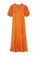 Orange Jacquard Bibi Dress