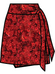 Red Sequin Mini Jaspre Skirt