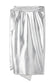 Silver Vegan Leather Skirt