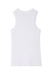 White Ribbed Tank