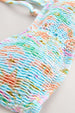 Blue Dreamer Shirred Bandeau Top