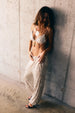 Silver Sequin Bra