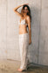 Silver Sequin Bra