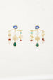Gold Plated Balearic Charm Earring
