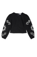 Black Enchanted Lillie Top
