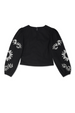 Black Enchanted Lillie Top