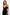 Thumbnail for caption_Model wears Black Cassie Dress in UK size 10/ US 6