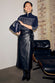 Black Vegan Leather Wrap Skirt