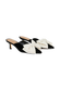 Black Velvet Bow Mules