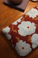 Blue & Burgundy Poppy Laptop Case