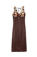 Chocolate Beaded Allegra Dress