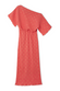 Coral Plisse Tilly Dress