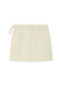 Cream Beaded Mirror Skirt