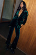 Emerald Velvet Trousers