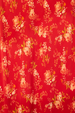 Red Floral Halter Dress