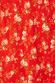 Red Floral Midi Skirt