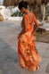 Blurred Floral Sofia Dress