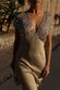 Gold Sequin Elodie Dress