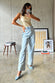 caption_Model wears Gold Ribbed Tank Top in UK size 10/ US 6