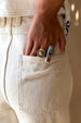 Deloris Silver Circle Ring