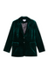 Emerald Velvet Blazer