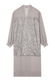 Gunmetal Sequin Lila Shirt Dress