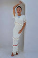 caption_Model wears Ivory and Red Harper Dress in size S