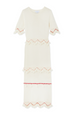 Ivory and Red Harper Dress