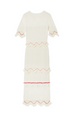 Ivory and Red Harper Dress