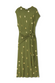 Khaki Shell Midi Dress