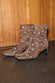 Chocolate Studded Suede Boots
