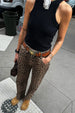 Leopard Lucia Scallop Detail Jeans