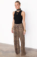 Leopard Lucia Scallop Detail Jeans