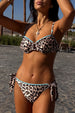 Leopard Whipstitch Tie Side Bikini Brief