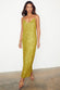 caption_Model wears  Lime Sequin Slip Dress in UK size 10 / US 6