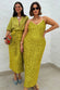 caption_Model wears  Lime Sequin Slip Dress in UK size 18 / US 14