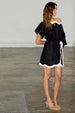 caption_Model wears Mono Scallop Mini Jaspre Skirt  in UK size 8/ US 4