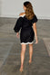 caption_Model wears Mono Scallop Mini Jaspre Skirt  in UK size 8/ US 4