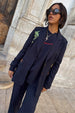 Navy Pinstripe Taylor Blazer