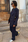 Navy Pinstripe Arden Trousers