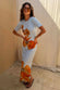 Orange Acetate Visor Sunglasses