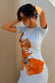 Orange Acetate Visor Sunglasses