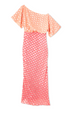 Pink and Red Jacquard Tilly Dress